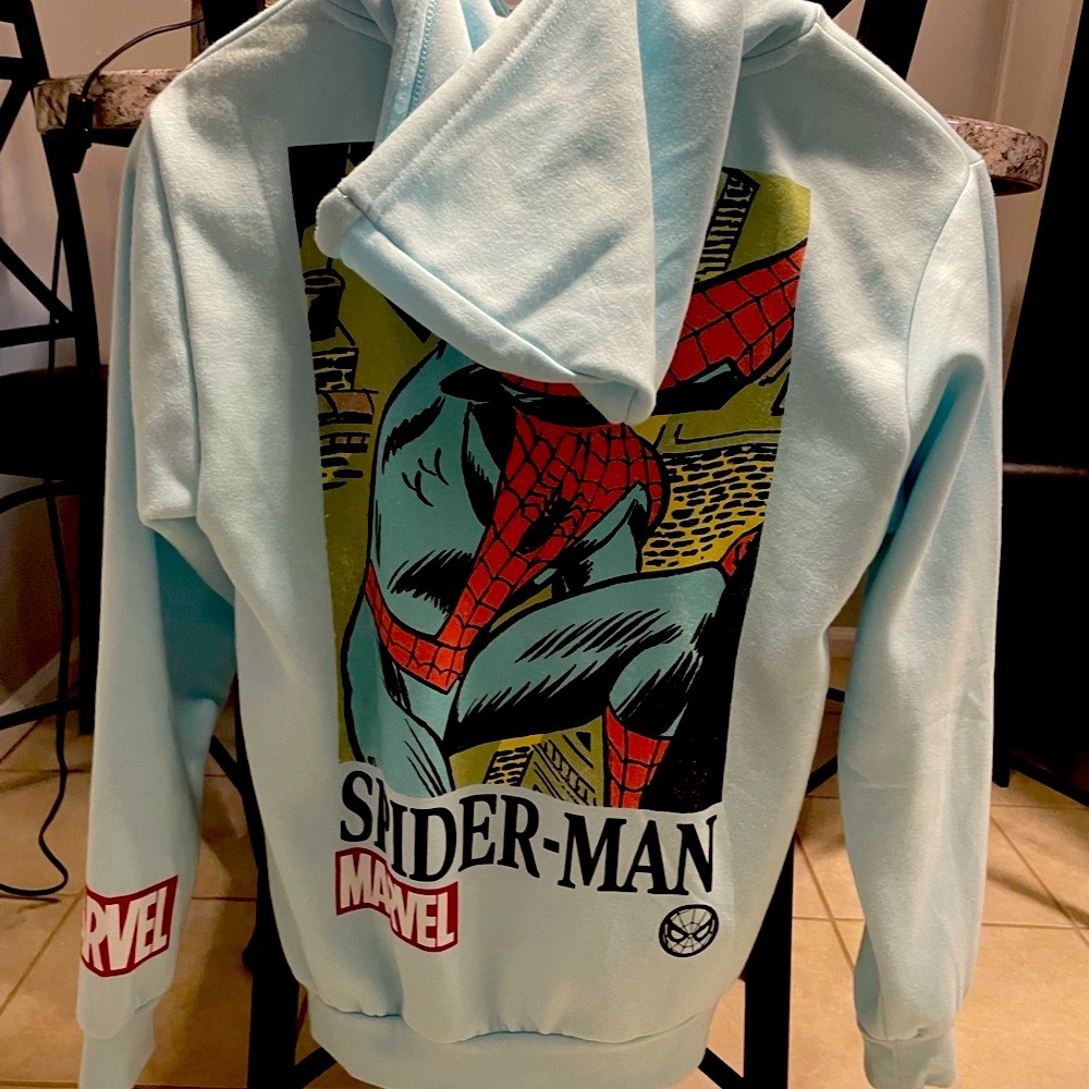Marvel Spider-Man Blue Hoodie - Picture 4 of 6